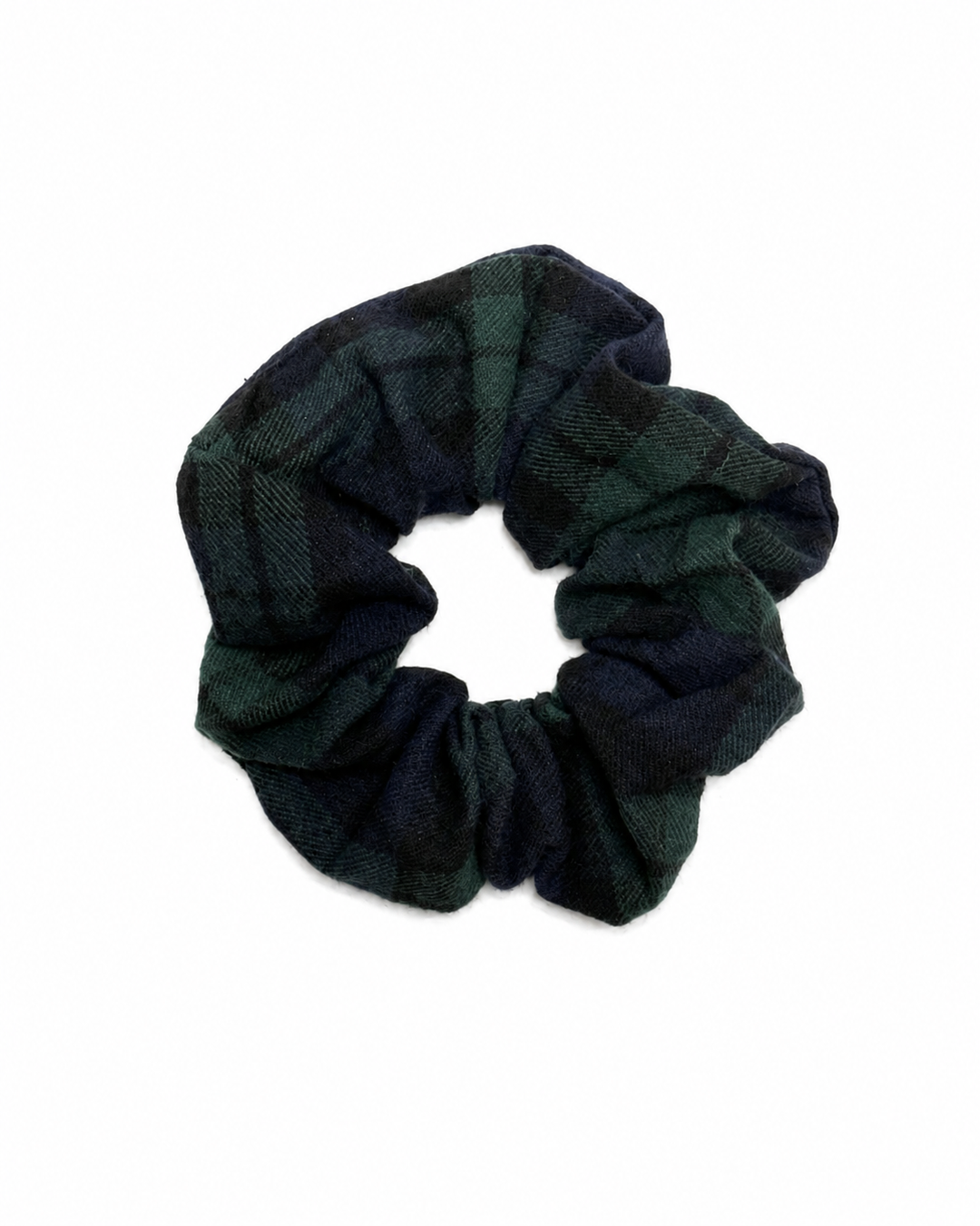 pony scrunchie plaids