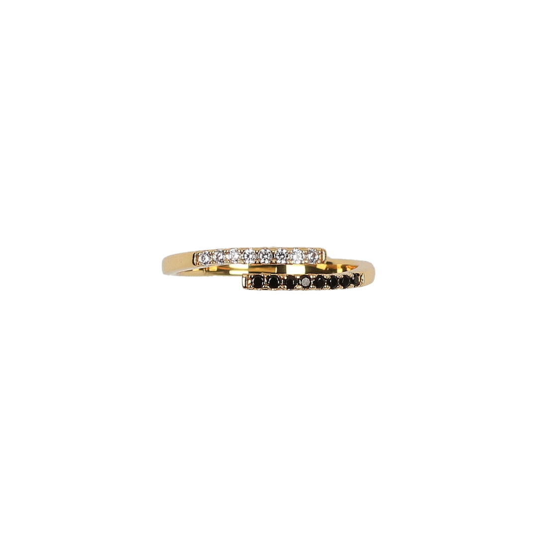 ring double row cz stackable