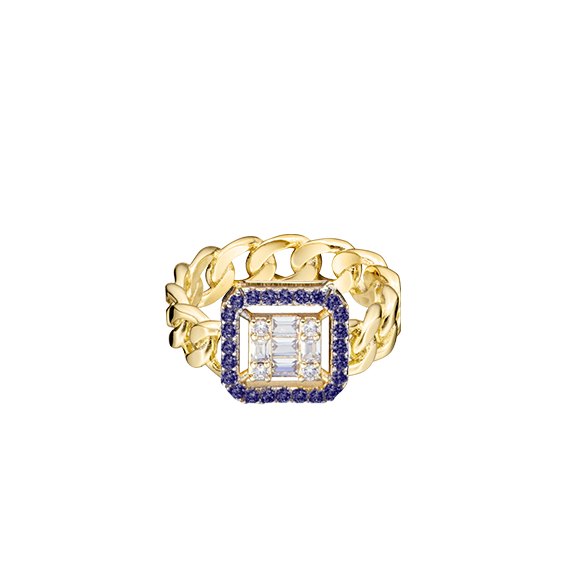 ring baguette rectangle
