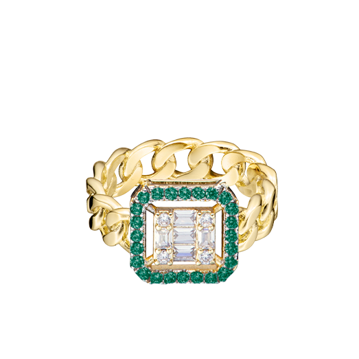 ring baguette rectangle
