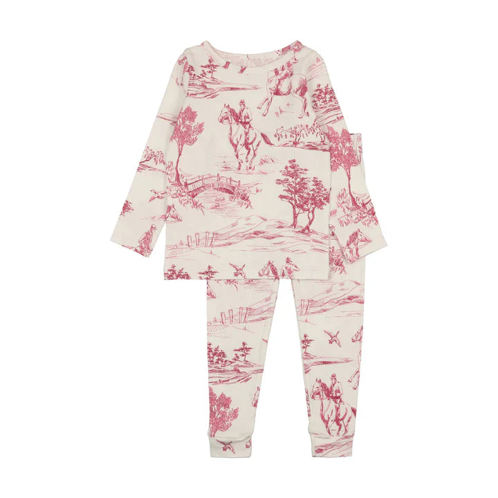 pajamas toile print