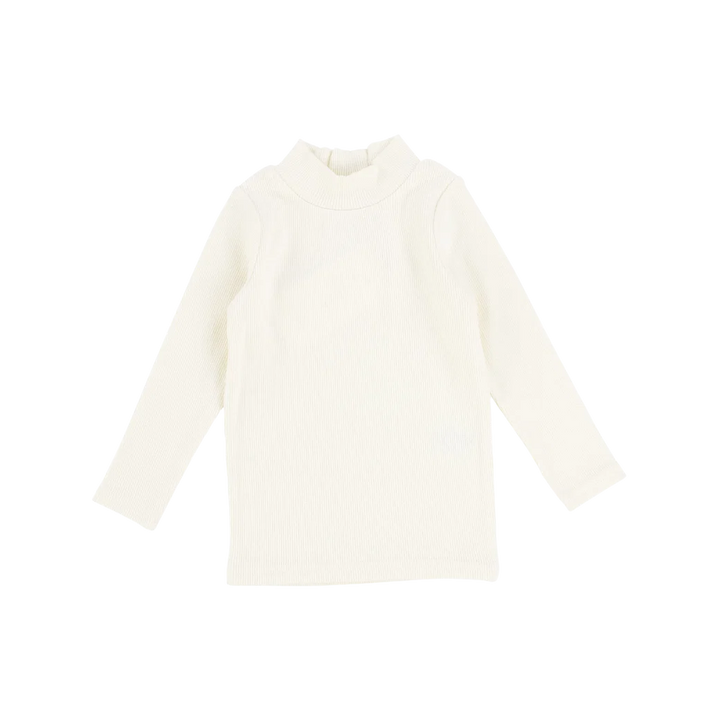 top l/s mockneck ribbed