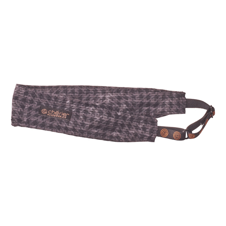 sweatband houndstooth