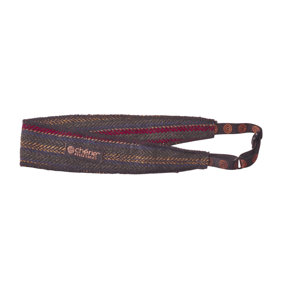 sweatband striped wool