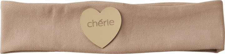 sweatband denim fringe heart stretch