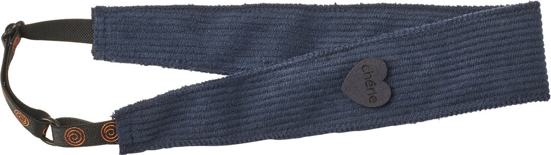 sweatband corduroy heart stretch