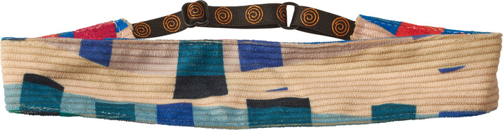 sweatband geometric corduroy