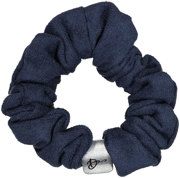 pony scrunchie leather tab suede pack of 2