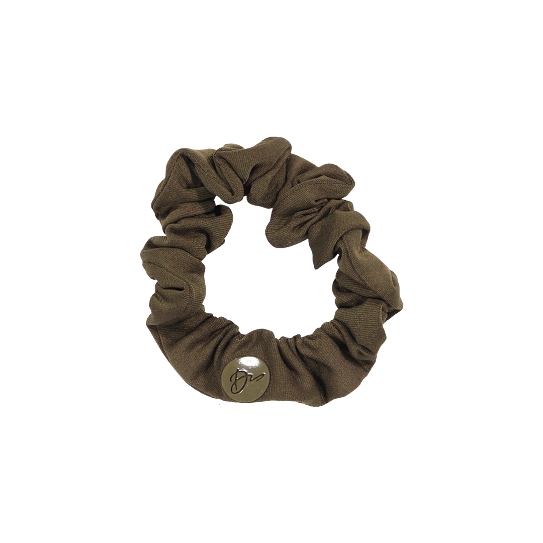 pony scrunchie winter sports fabric narrow