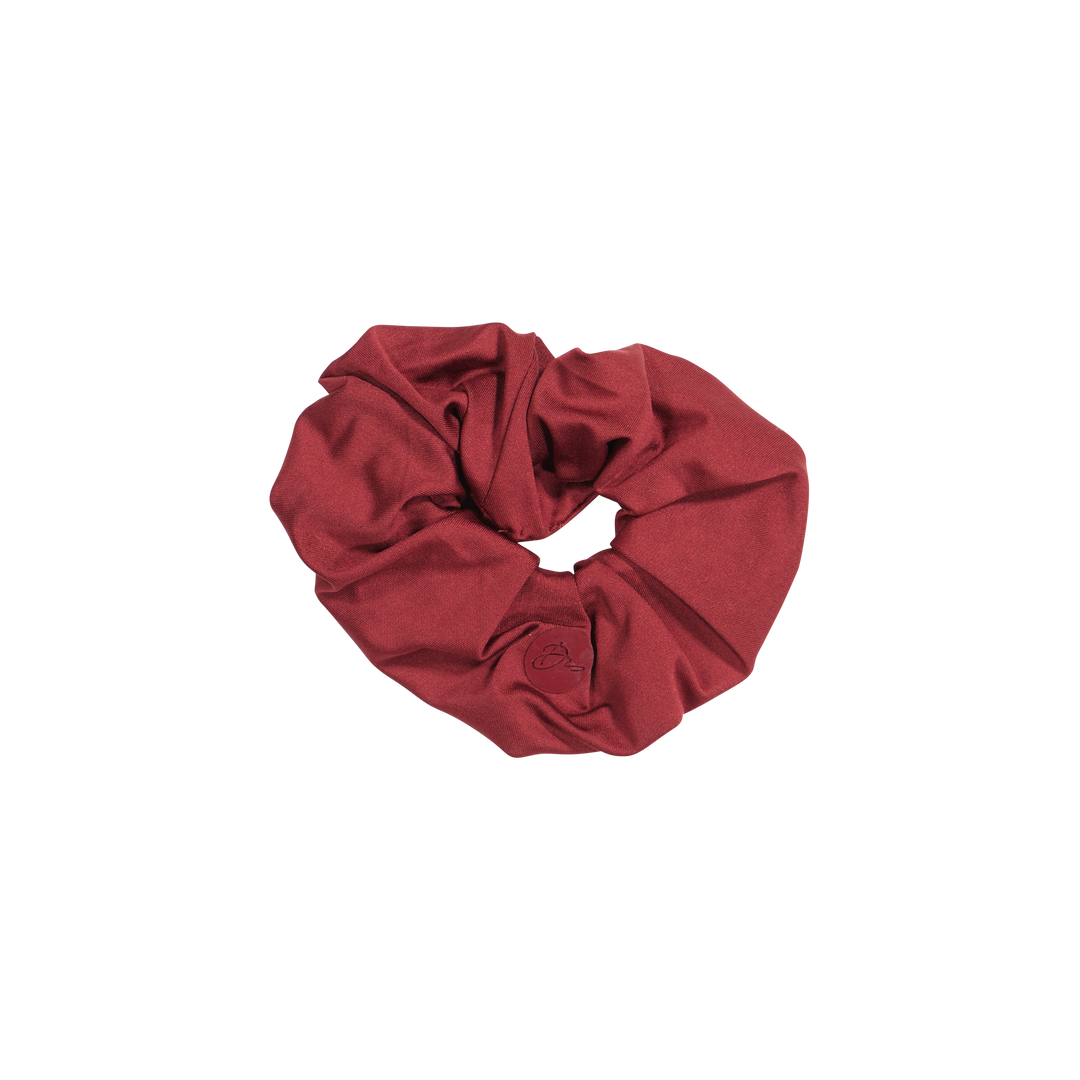 pony scrunchie winter sports fabric wide