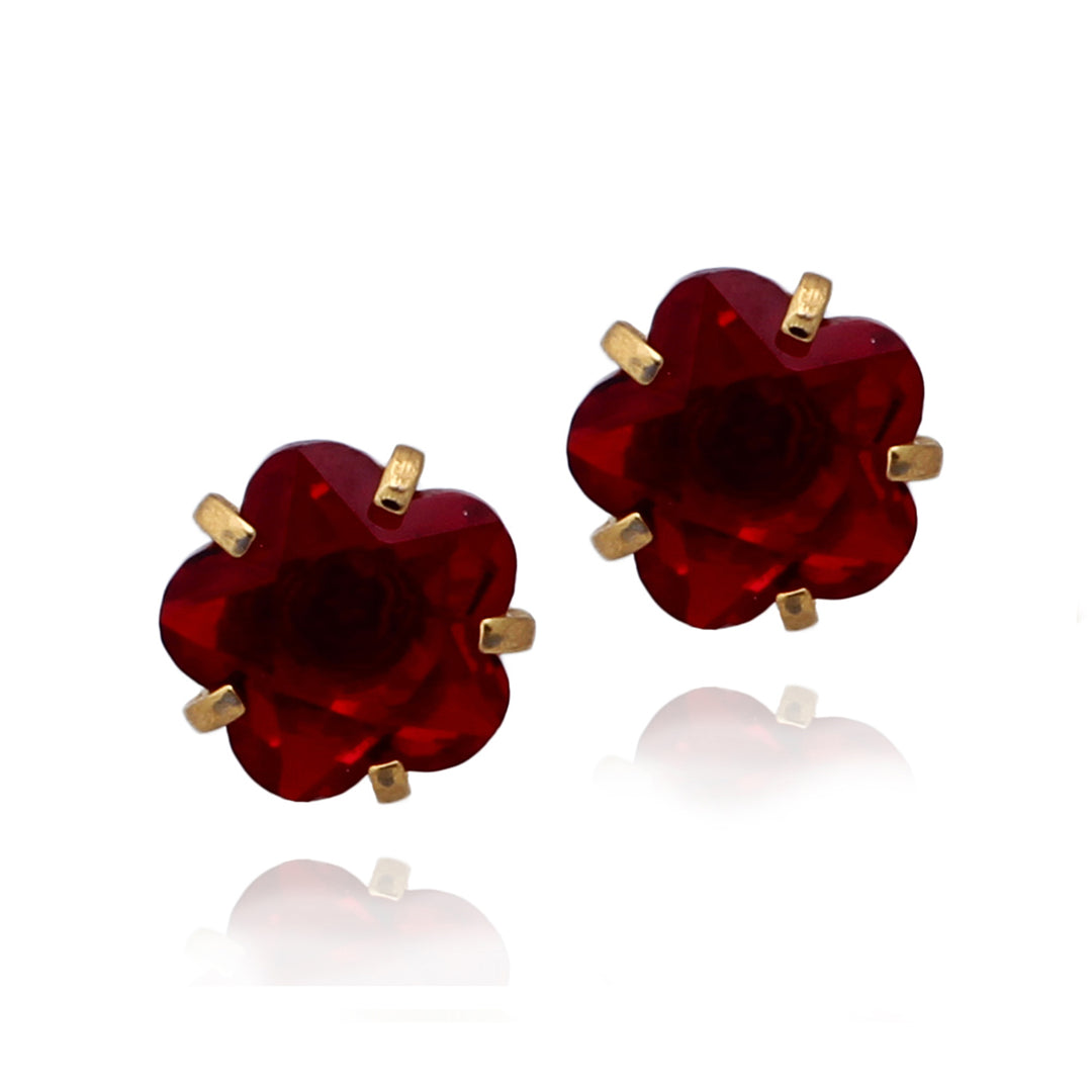 earring stud flower