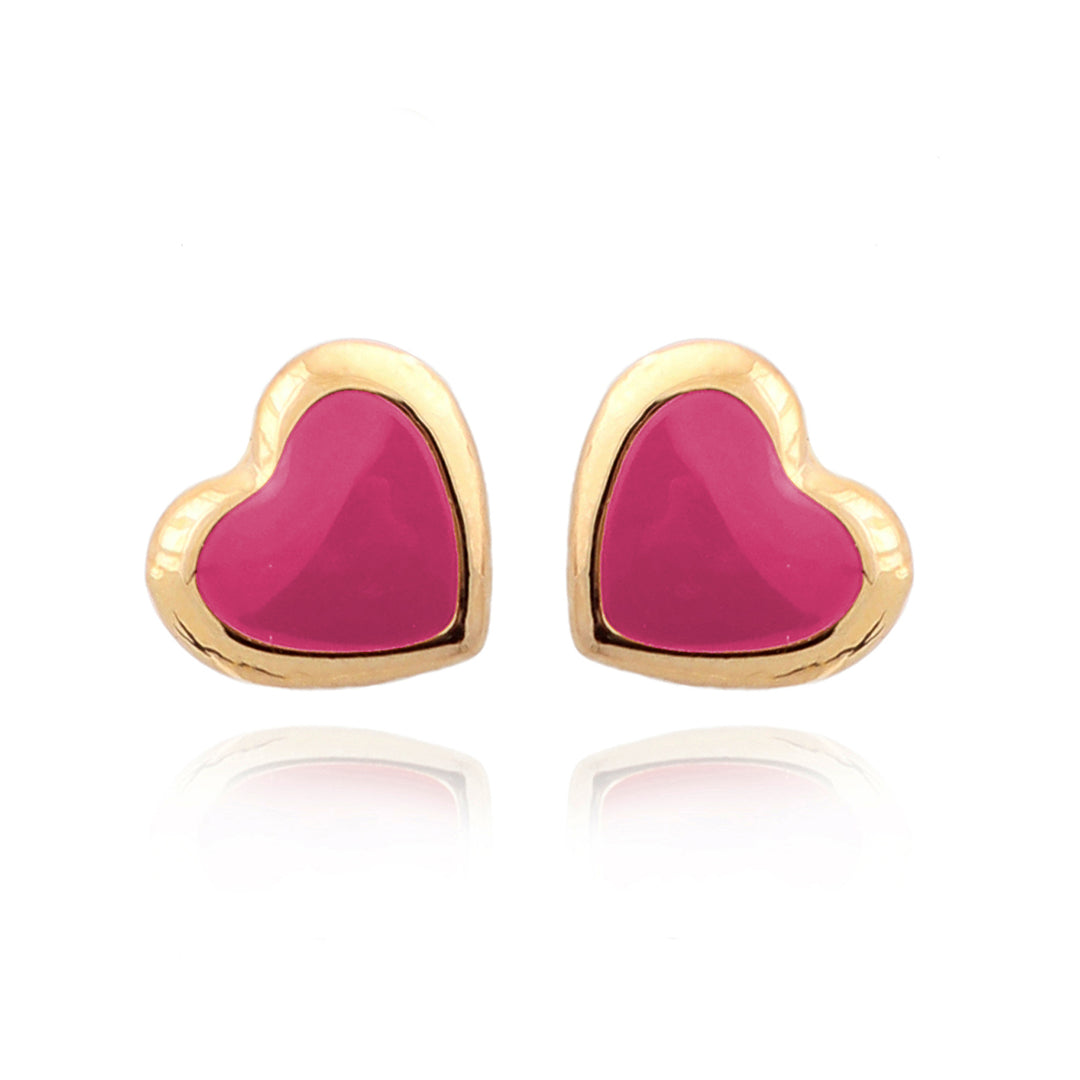 earring stud solid enamel