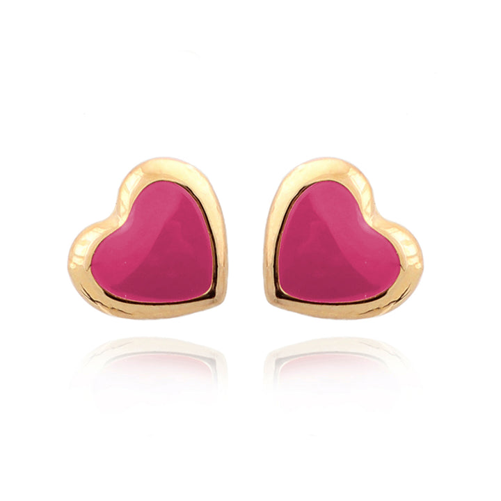 earring stud solid enamel