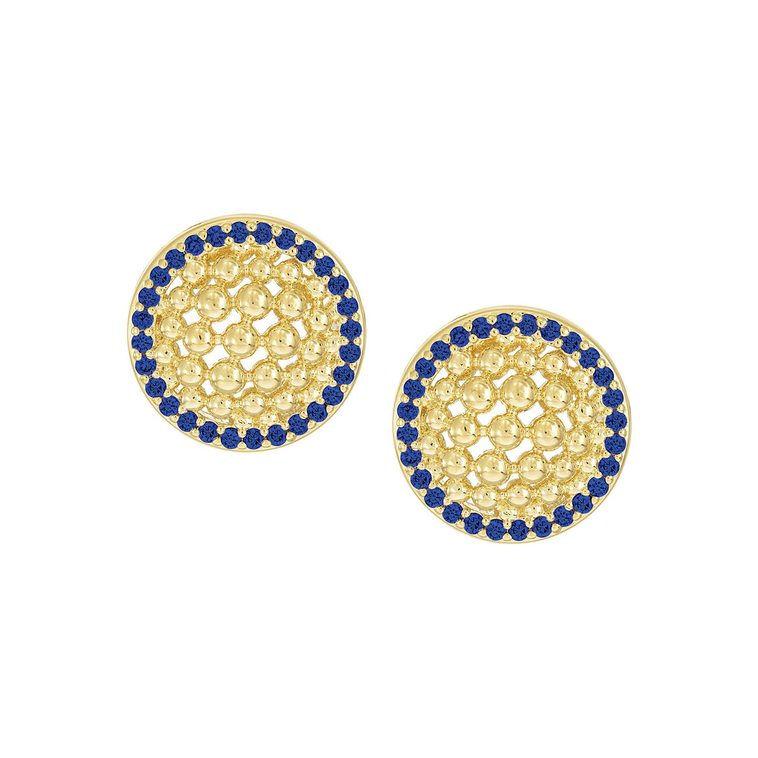 earring stud mesh dome