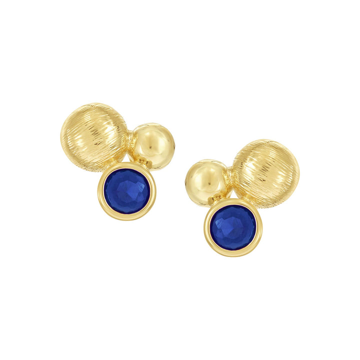 earring stud dancing balls
