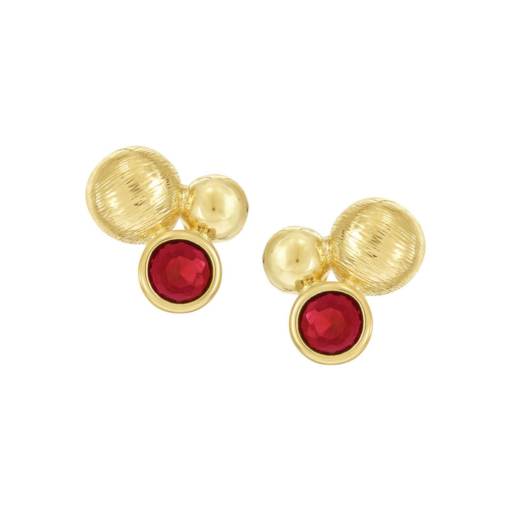 earring stud dancing balls