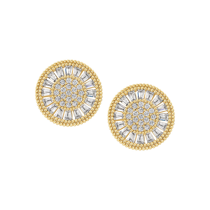 earring stud diverse shapes cluster