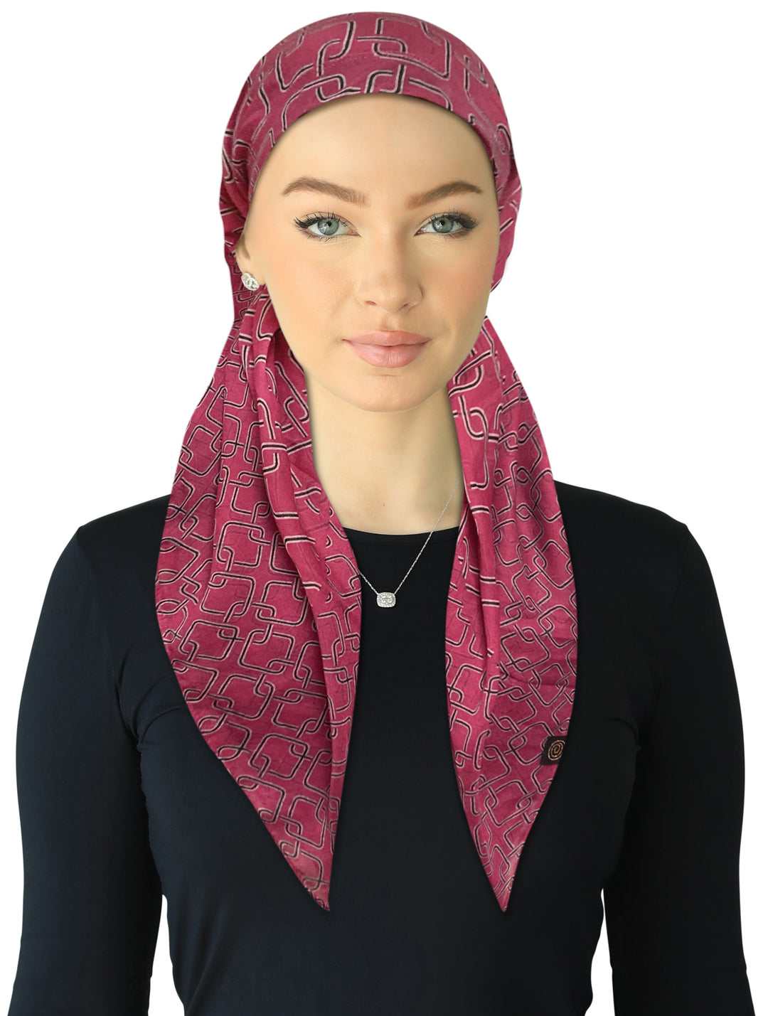 headscarf open square chained