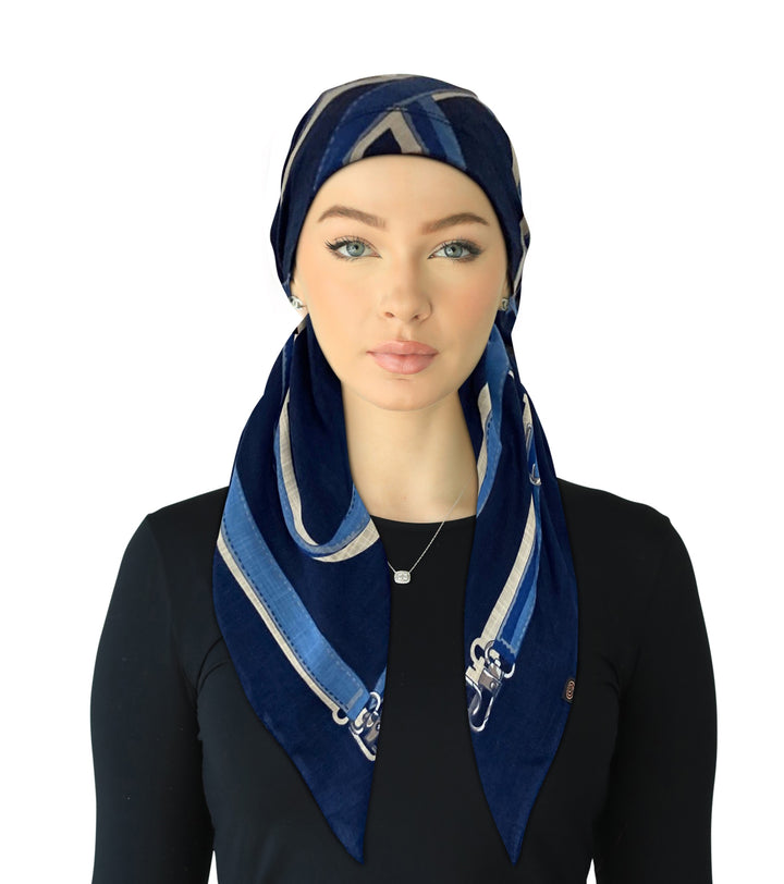 headscarf open back pretied adjustable