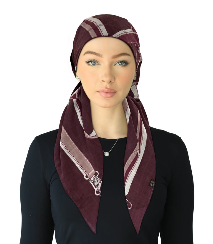 headscarf open back pretied adjustable