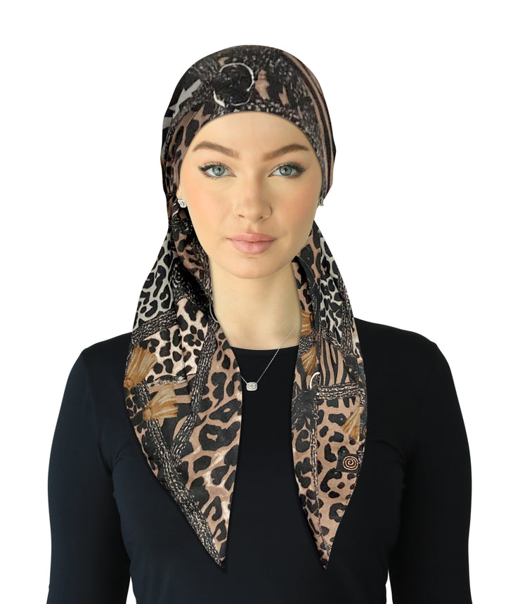 headscarf_open open back adjustable pre-tied scarf