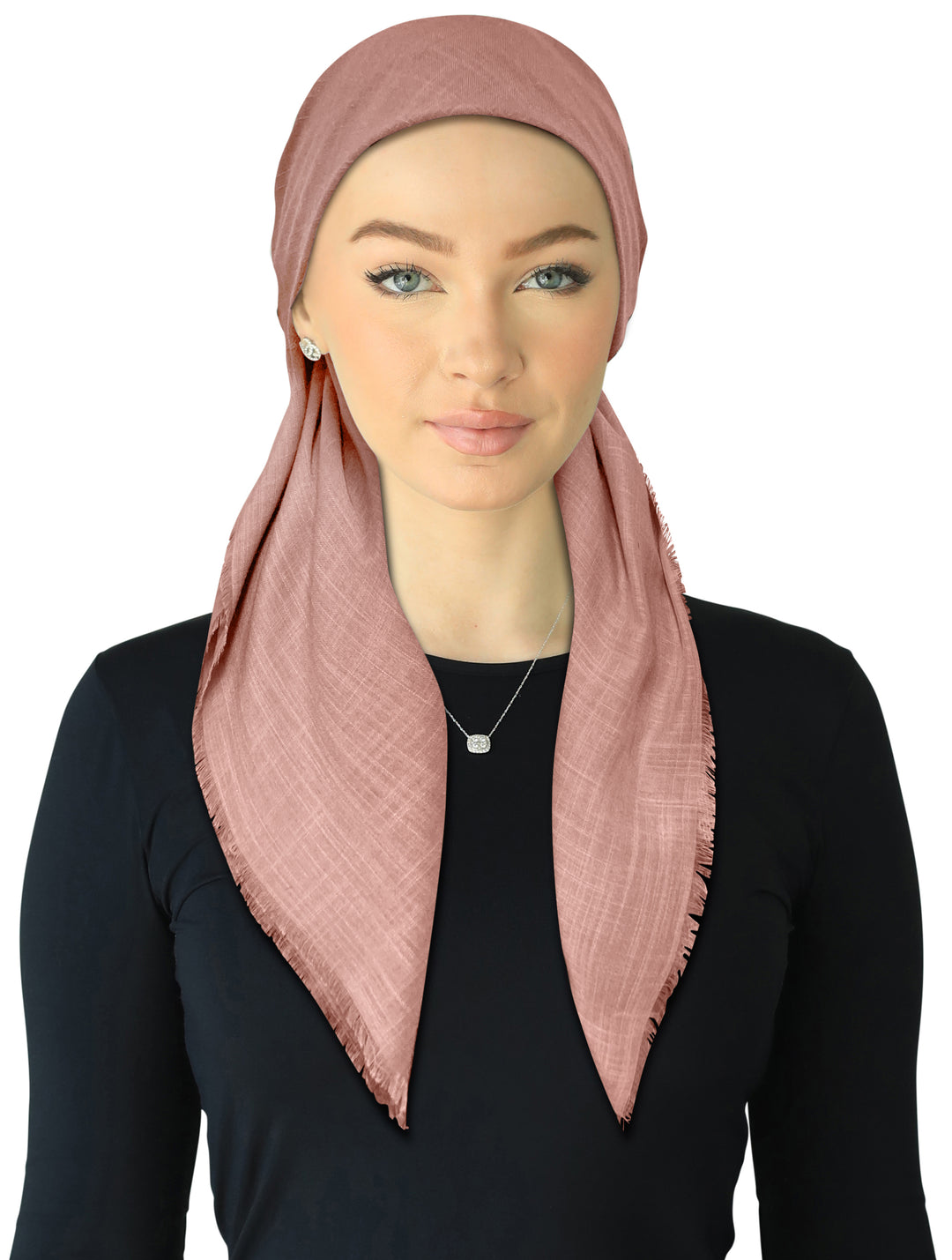 headscarf closed back pretied adjustable