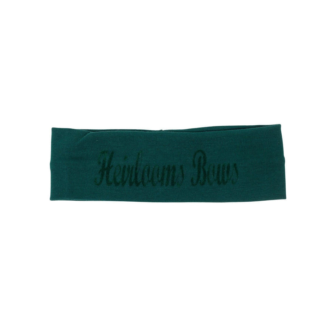sweatband flocked logo