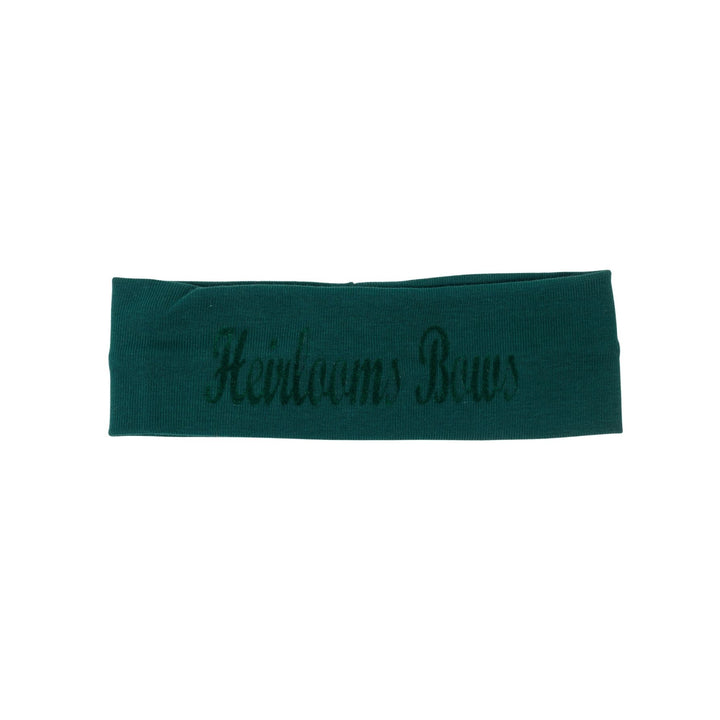 sweatband flocked logo