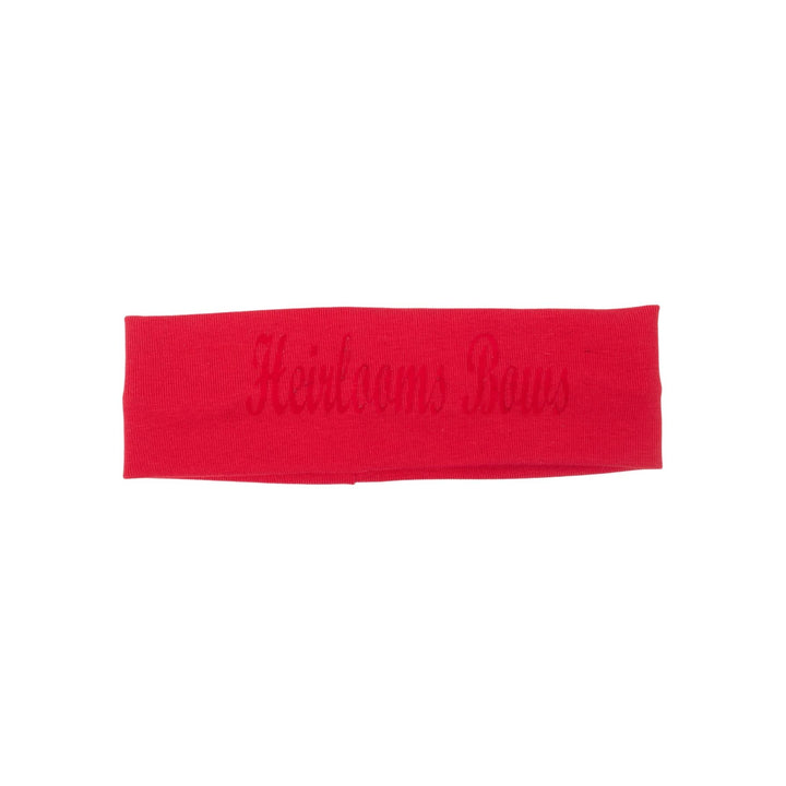 sweatband flocked logo