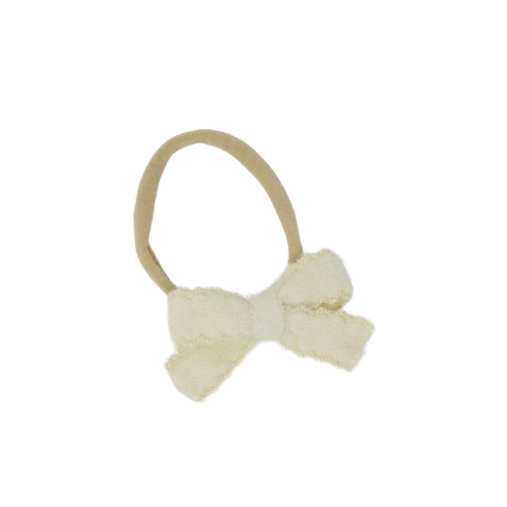 baby band nylon scalloped mohair