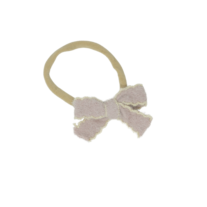 baby band nylon scalloped mohair