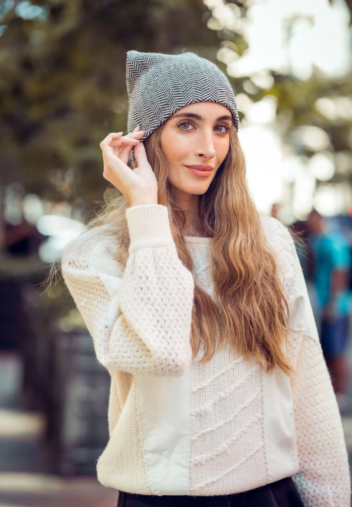 beanie cashmere cuff