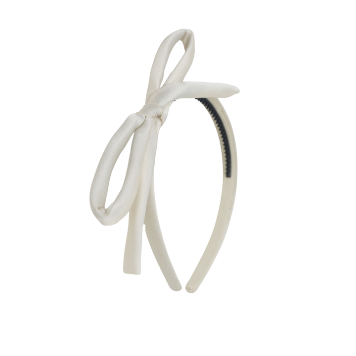 headband silky rope designer bow