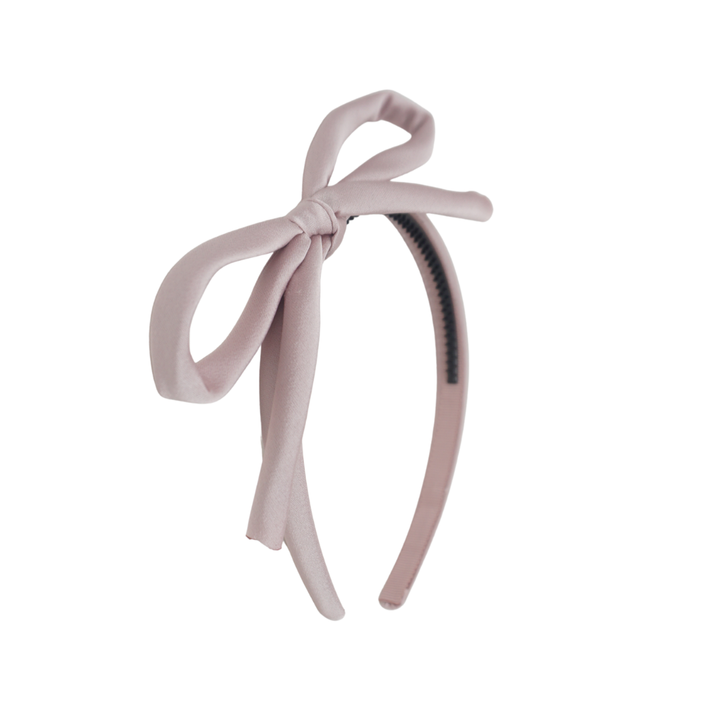 headband silky rope designer bow