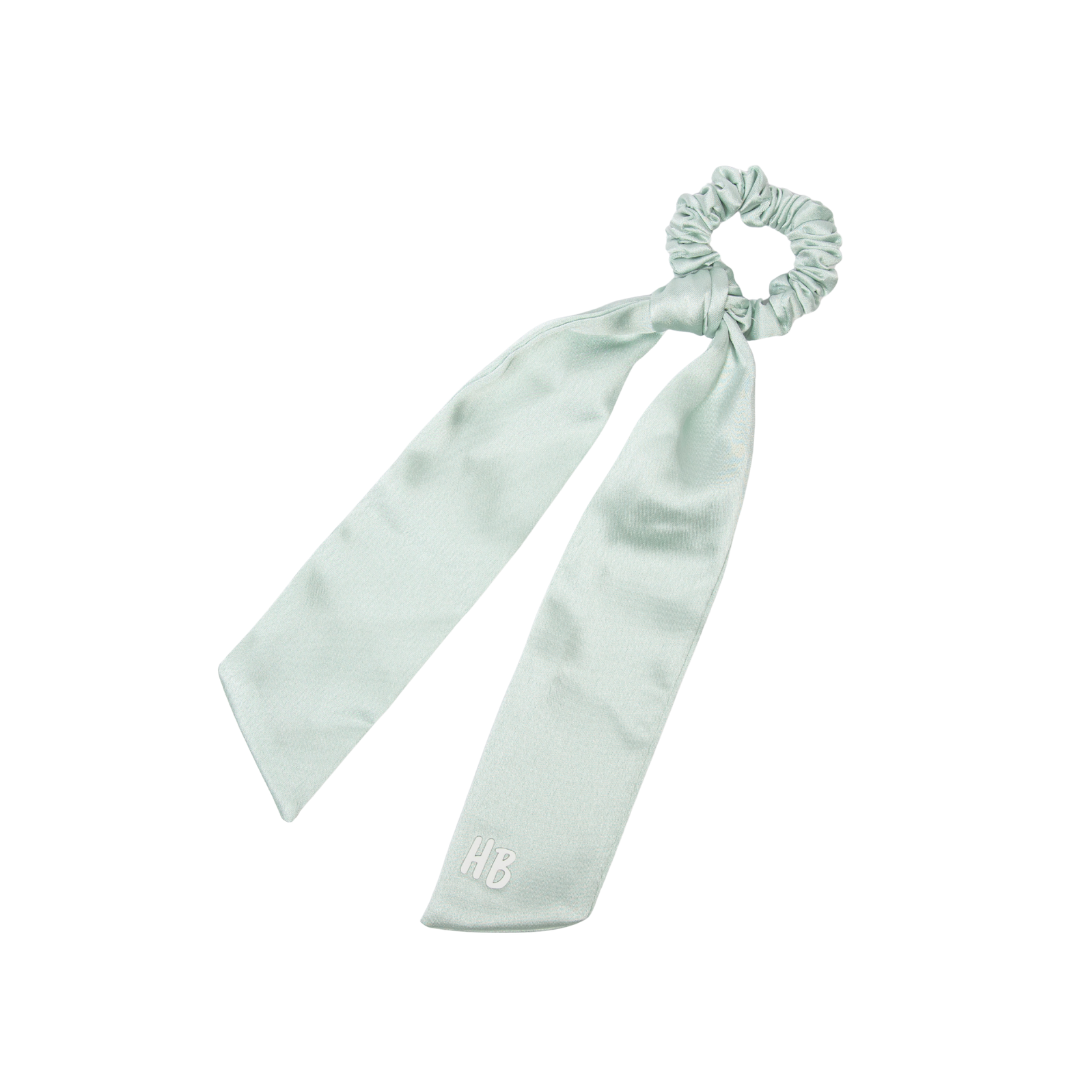 hair tie scrunchie satin