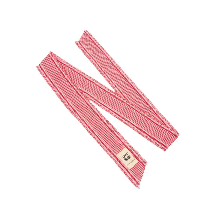 hair tie pin stripe and gingham with edge