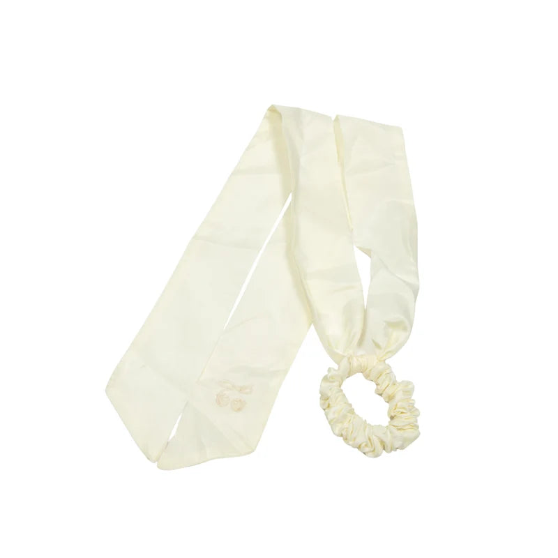 pony taffeta tie scruchy
