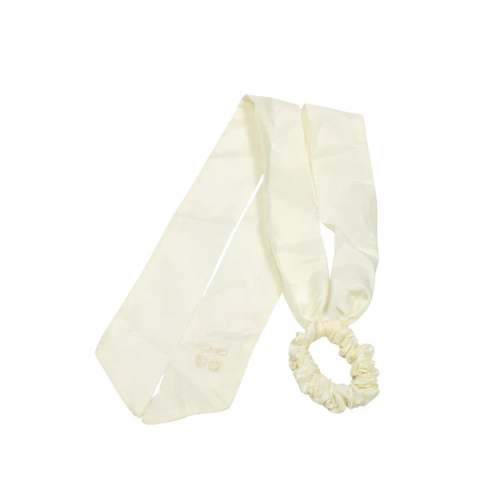 pony taffeta tie scruchy