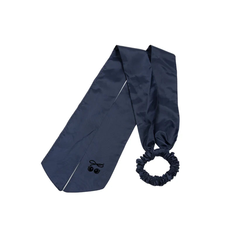 pony taffeta tie scruchy