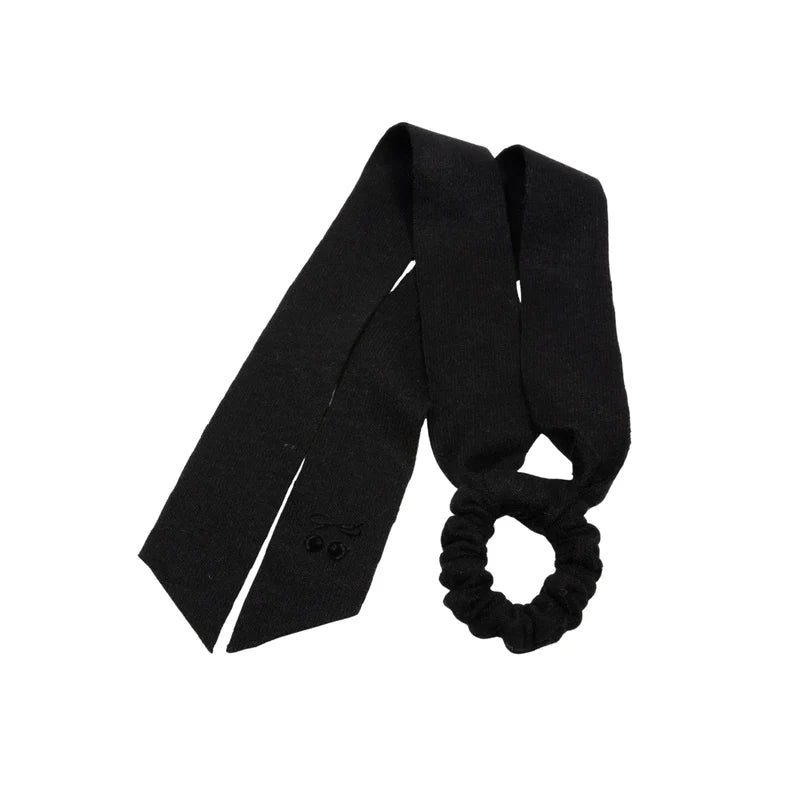 pony brushed wool tie scrunchy