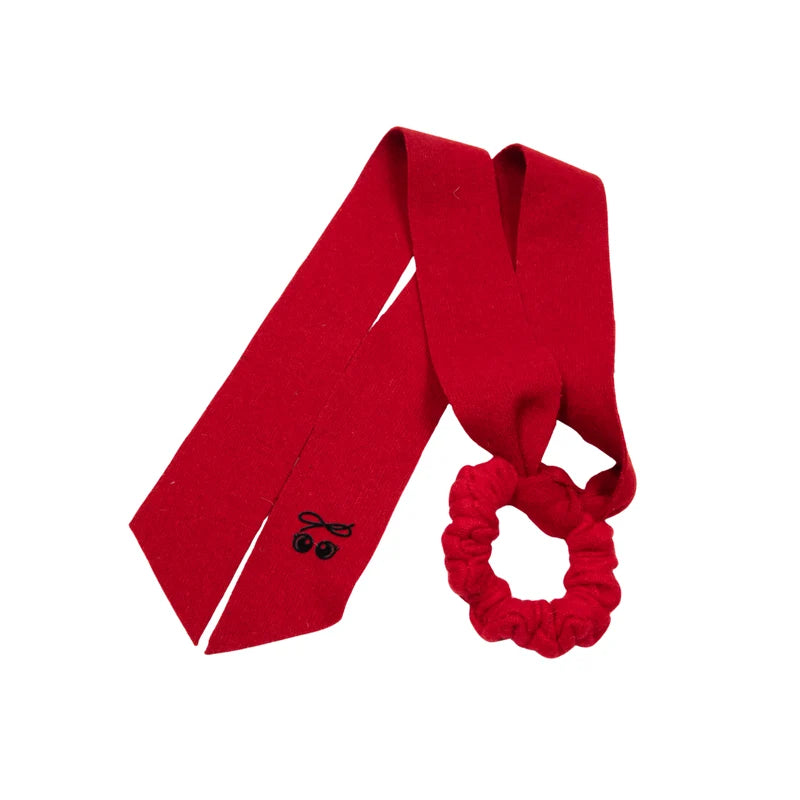 pony brushed wool tie scrunchy