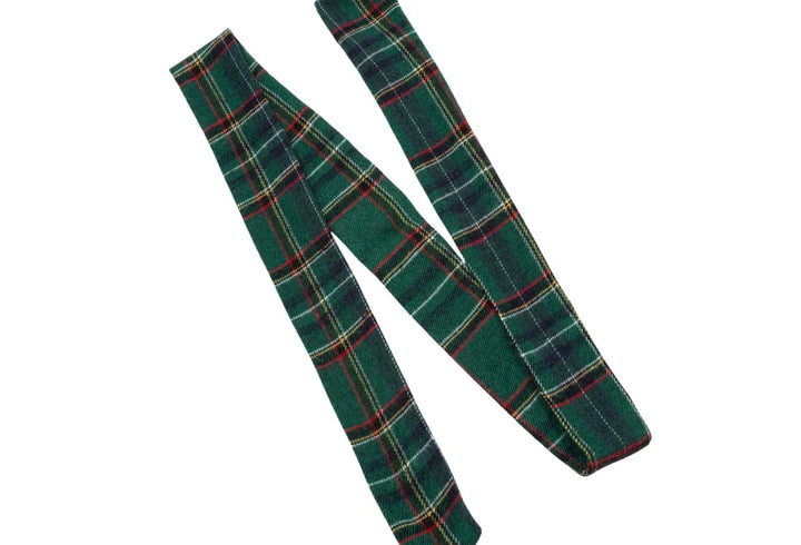 pony winter check tie