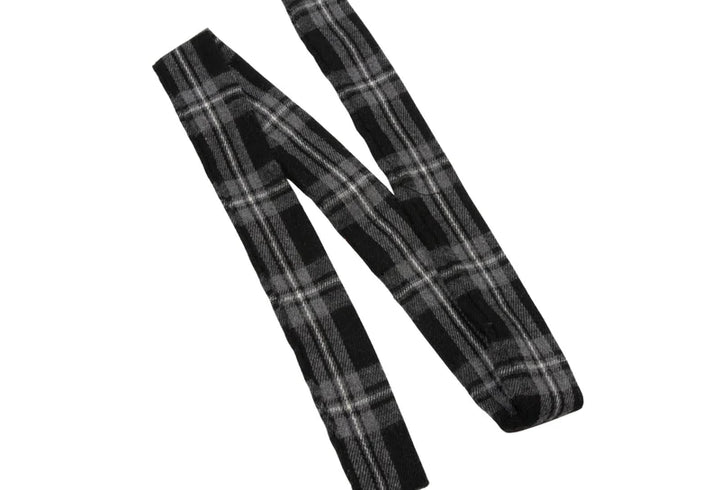 pony winter check tie