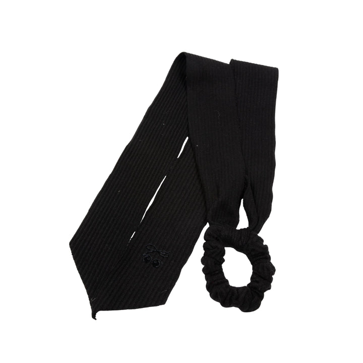 pony rib textured tie