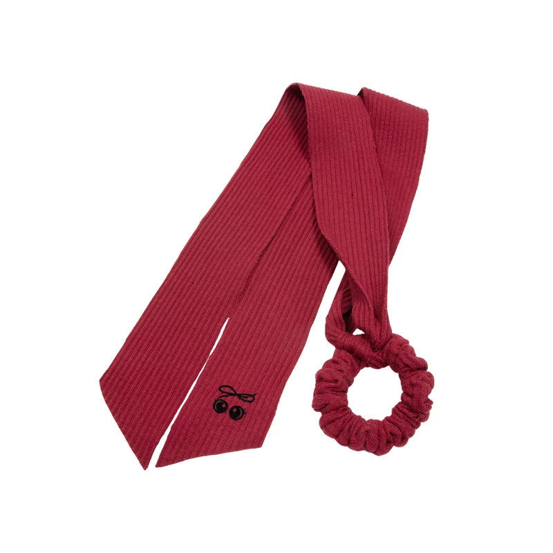 pony rib textured tie