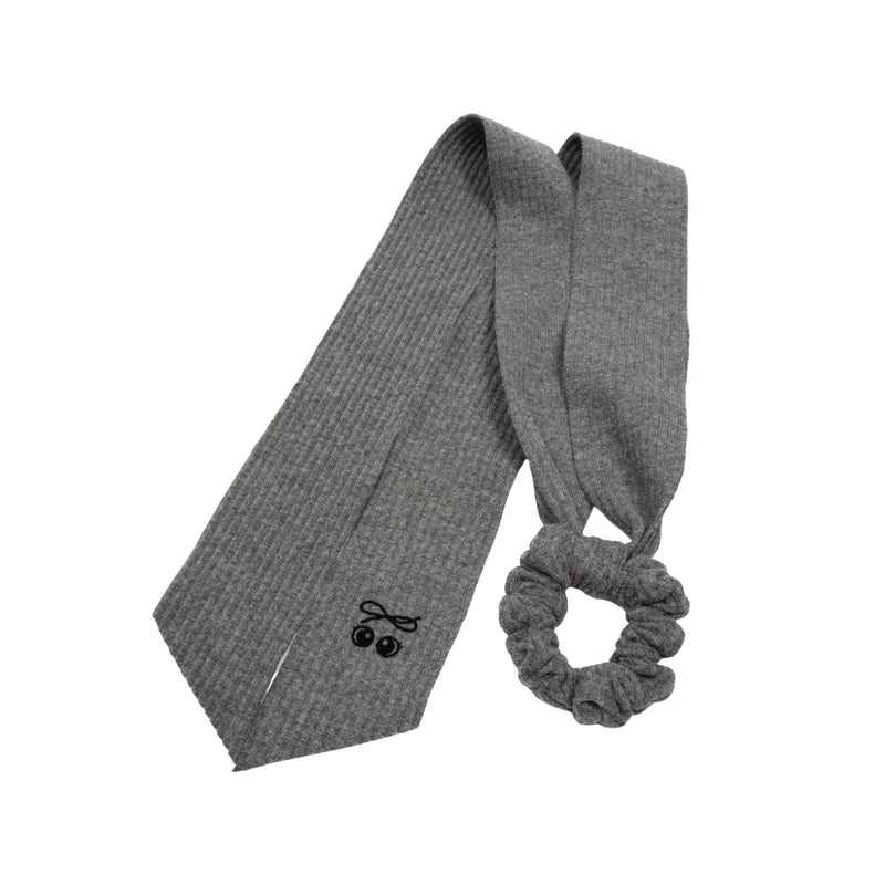 pony rib textured tie