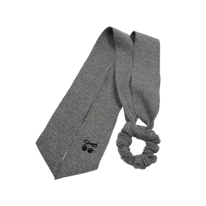pony rib textured tie