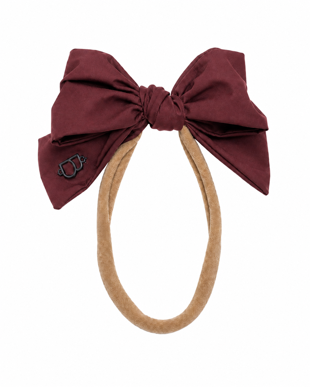 sweatband taffeta winter edition dressy bow
