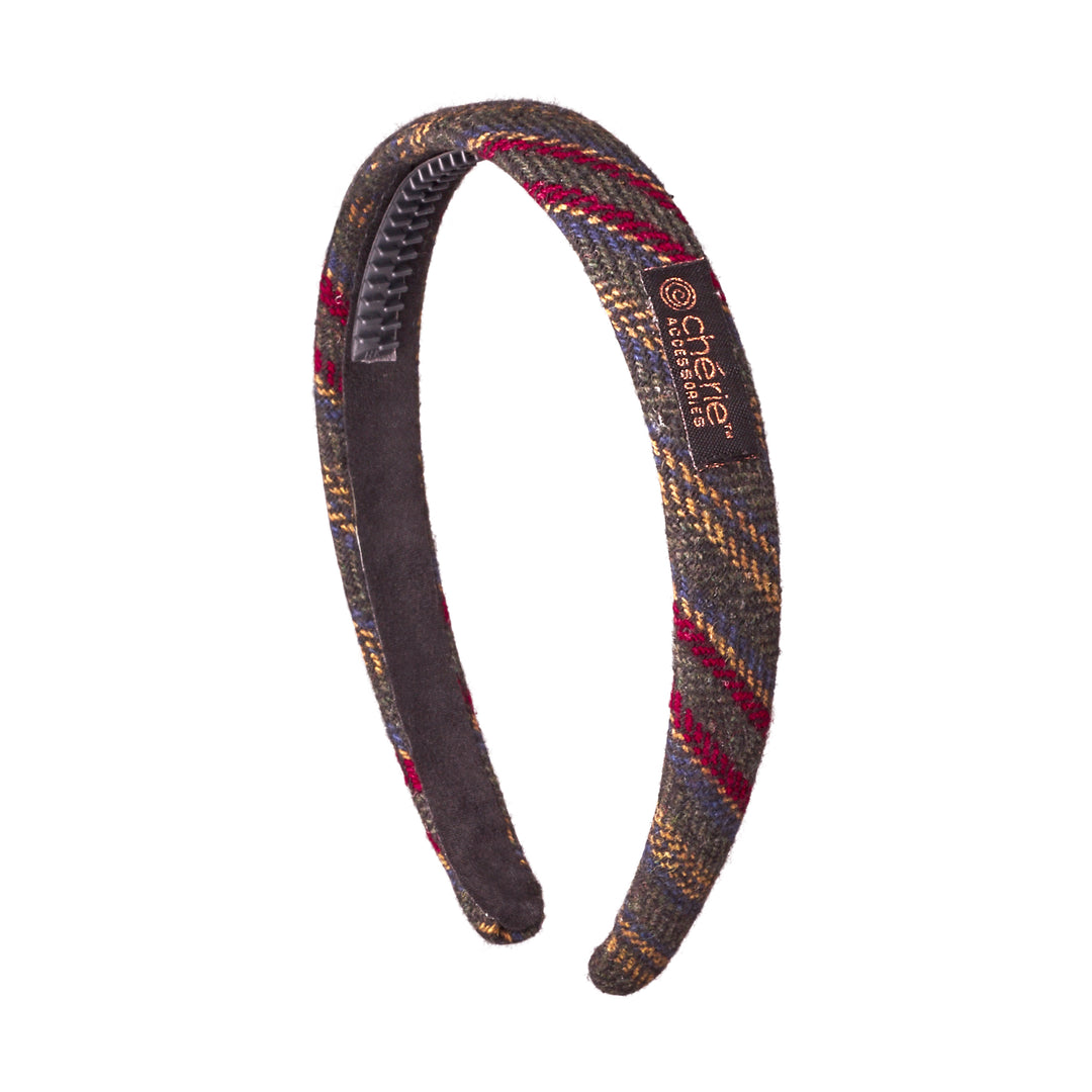 headband hard striped wool