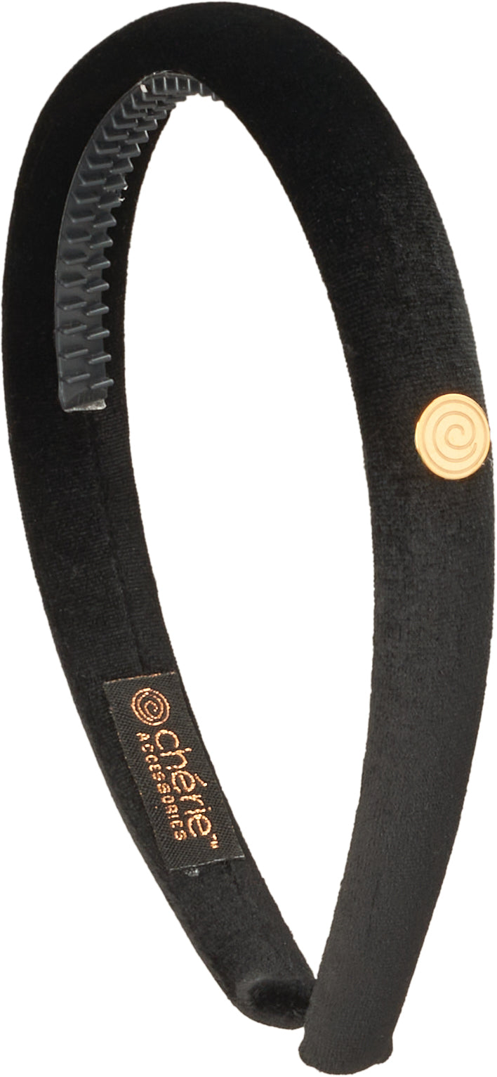 headband hard velvet narrow